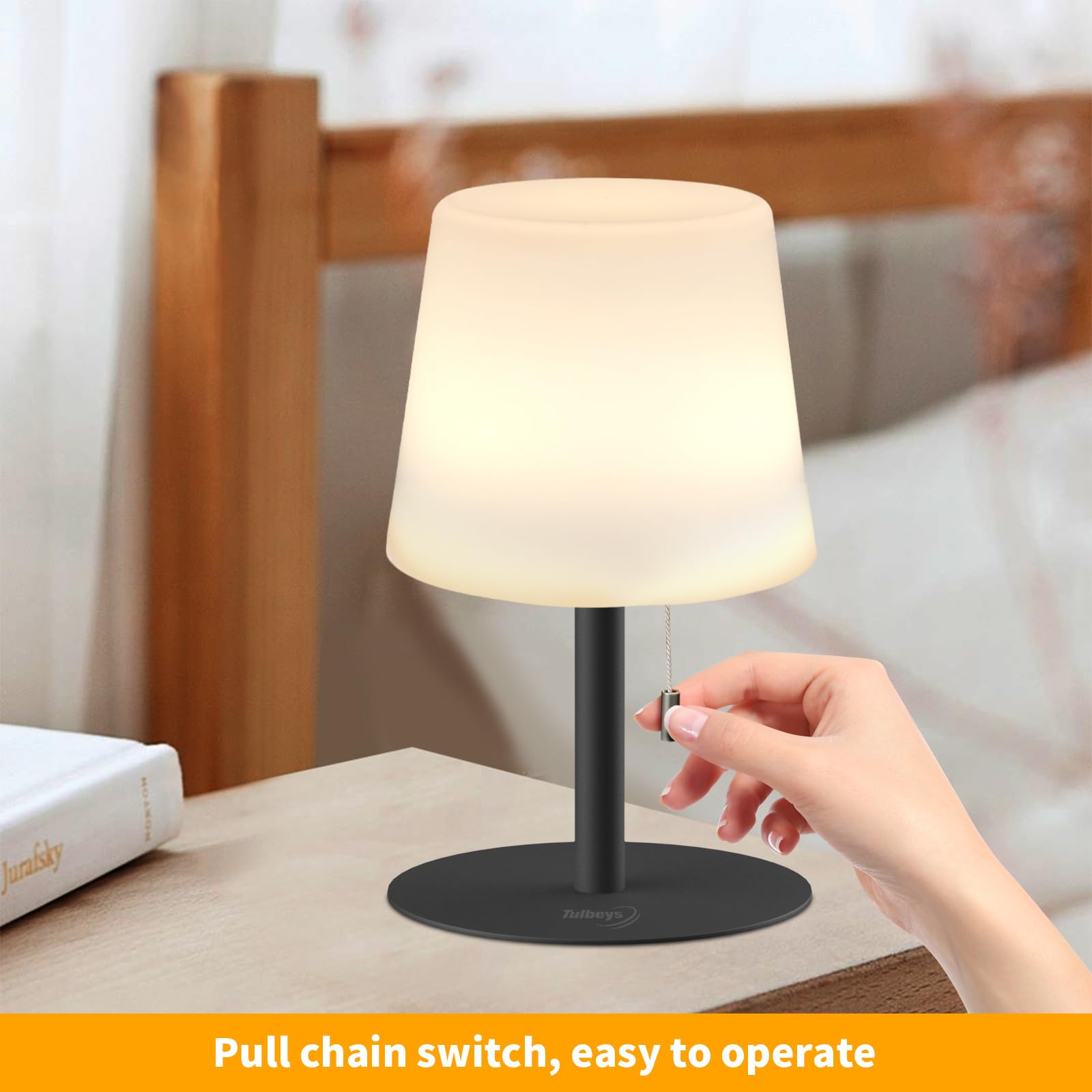 Tulbeys outdoor courtyard lamp weather-ready for evenings outside.