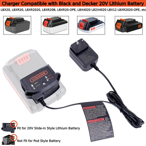Tulepowceeng LCS1620B charger back view showing ports for easy setup.