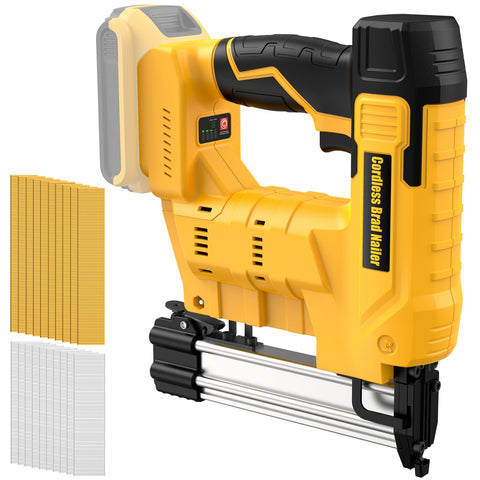 Tulukye 18GA cordless brad nailer with DeWalt 20V compatibility for on-site versatility.