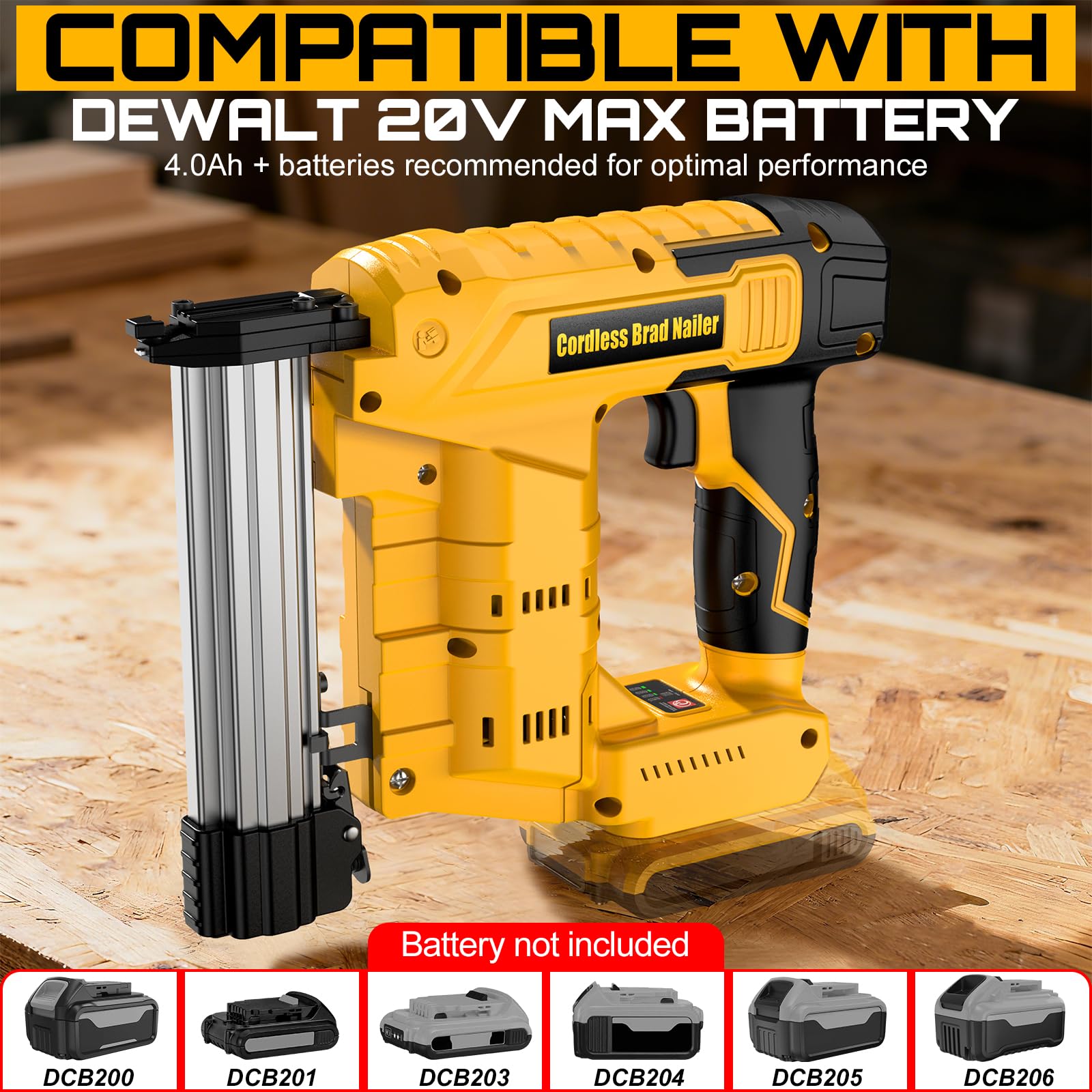 Tulukye 2-in-1 nailer-stapler shows compact, dual-tool capability for finish and framing tasks.