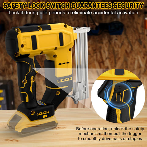 Tulukye safety self-locking switch prevents accidental firing.