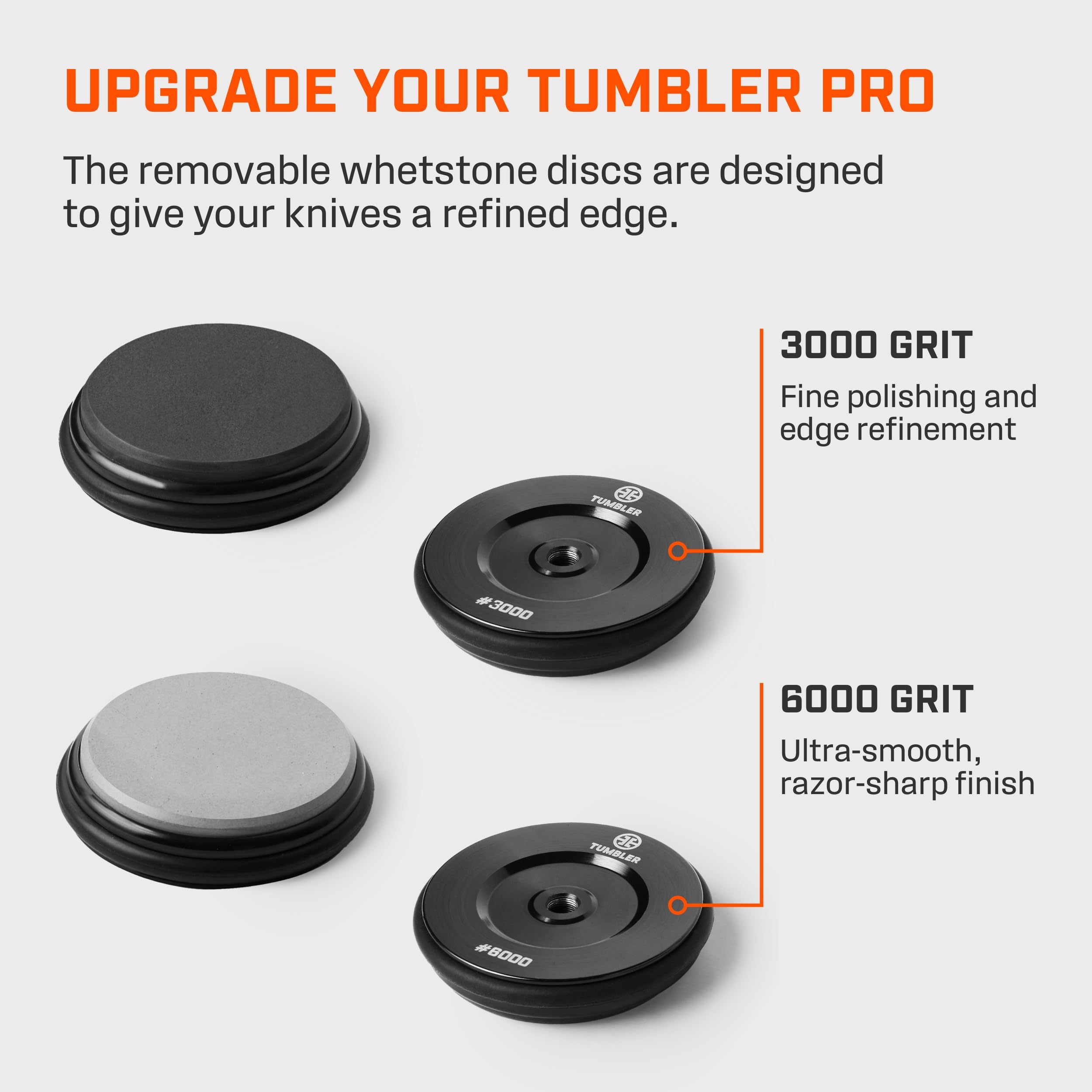 Tumbler Pro whetstones compatible with Tumbler Pro sharpener