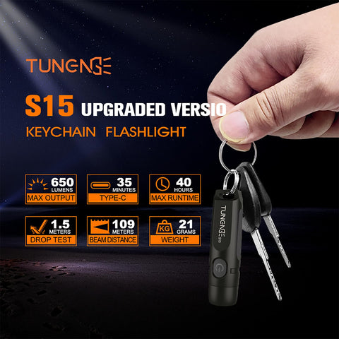 TUNENGE S15 with magnetic tail enables hands-free use on metal surfaces.