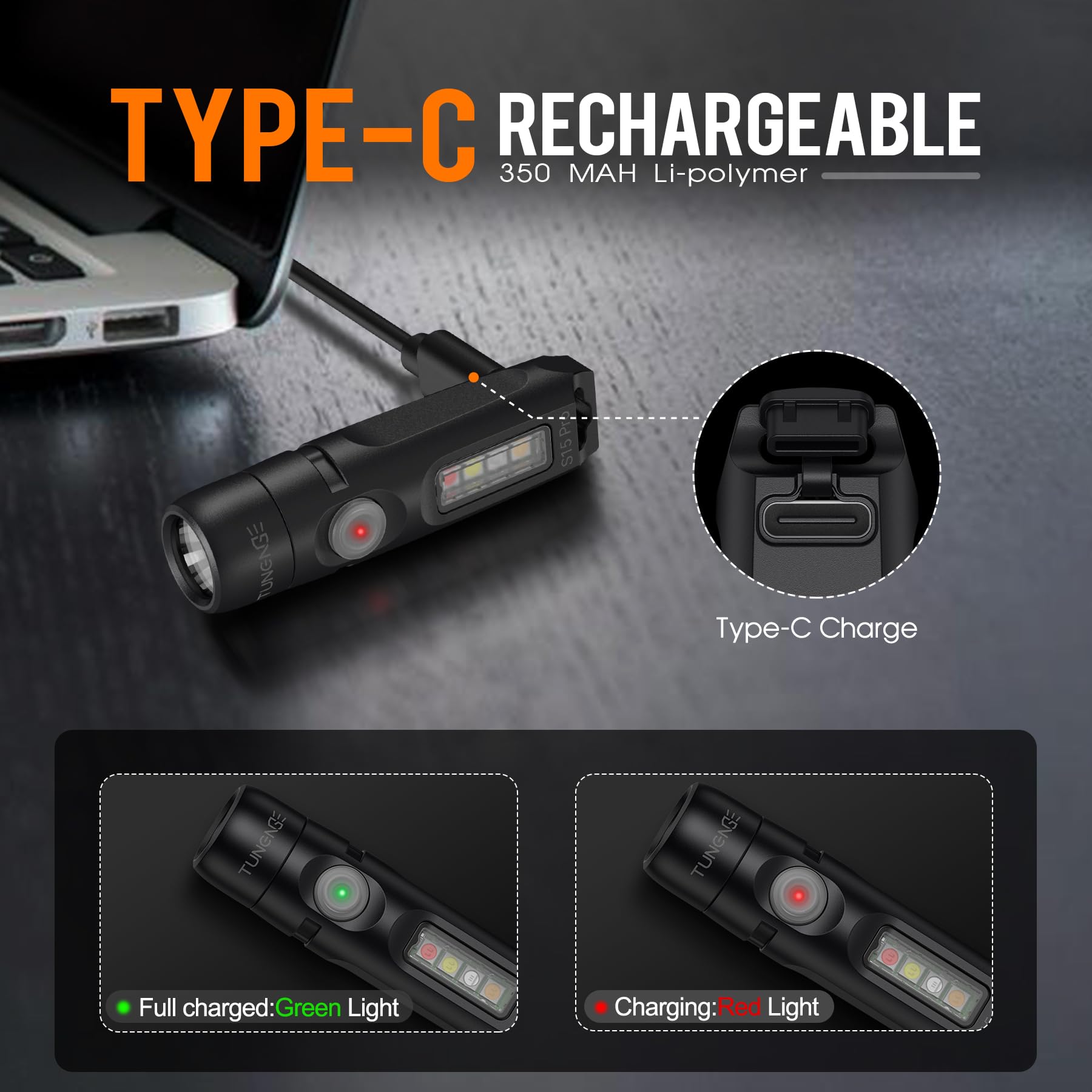 TUNENGE S15Pro IP66 waterproof and drop-proof construction for rugged conditions