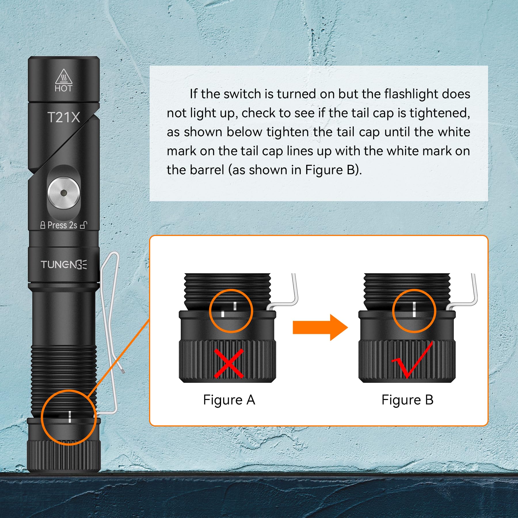 TUNENGE T21X included headband and two-way clips.