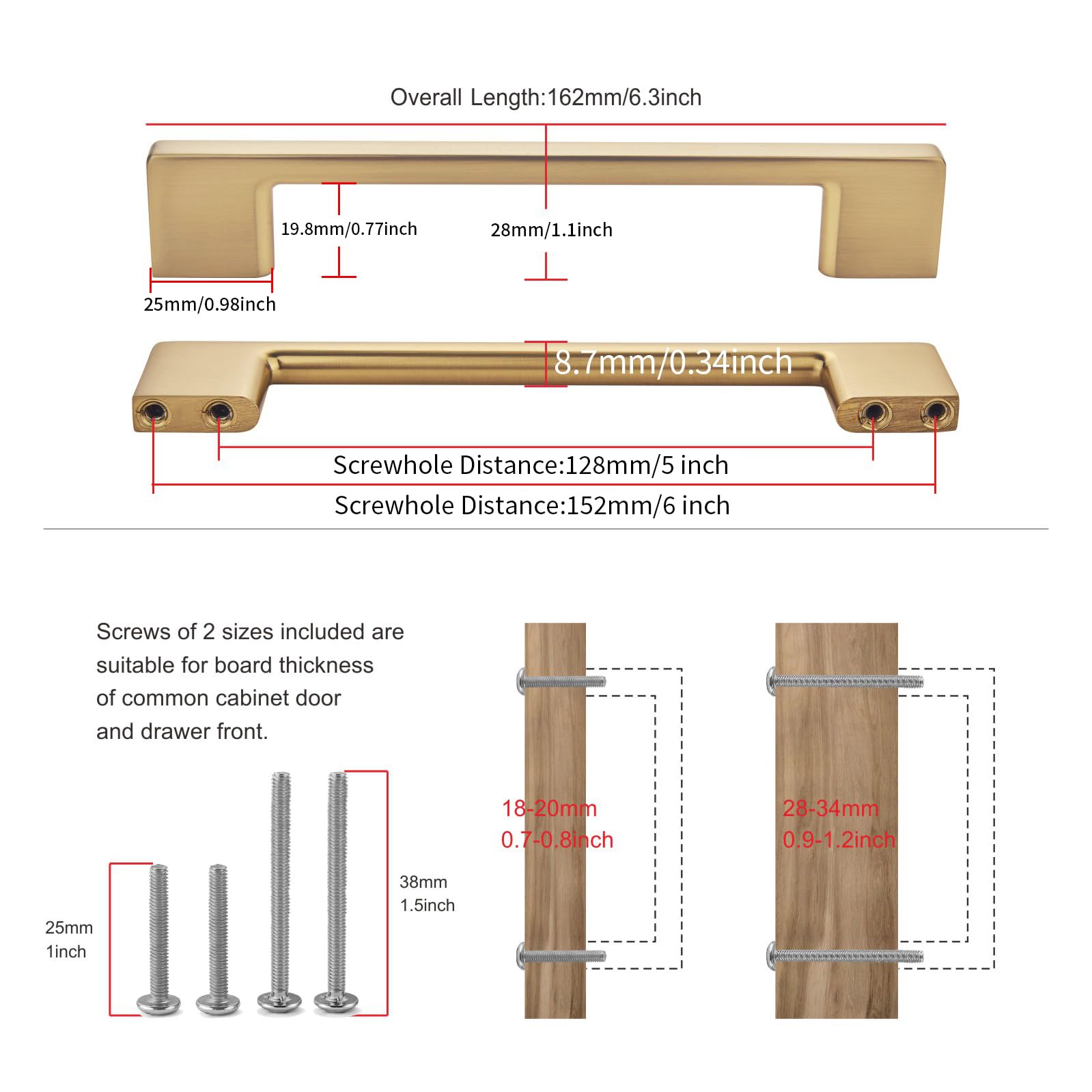 TUNNY 10-pack packaging with screws demonstrates complete kit for quick replacement in homes.