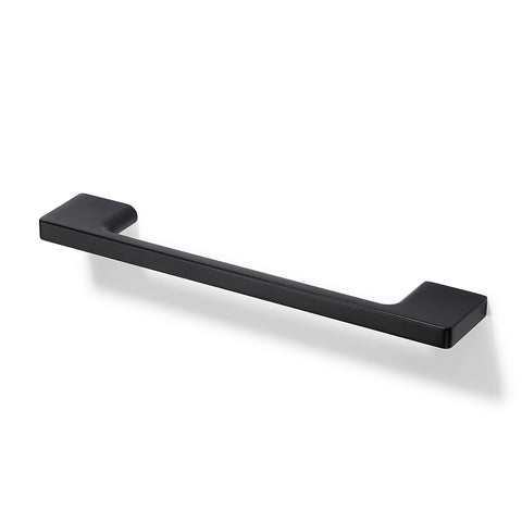 TUNNY classic cabinet handle in matte black, front view for a sleek kitchen upgrade.