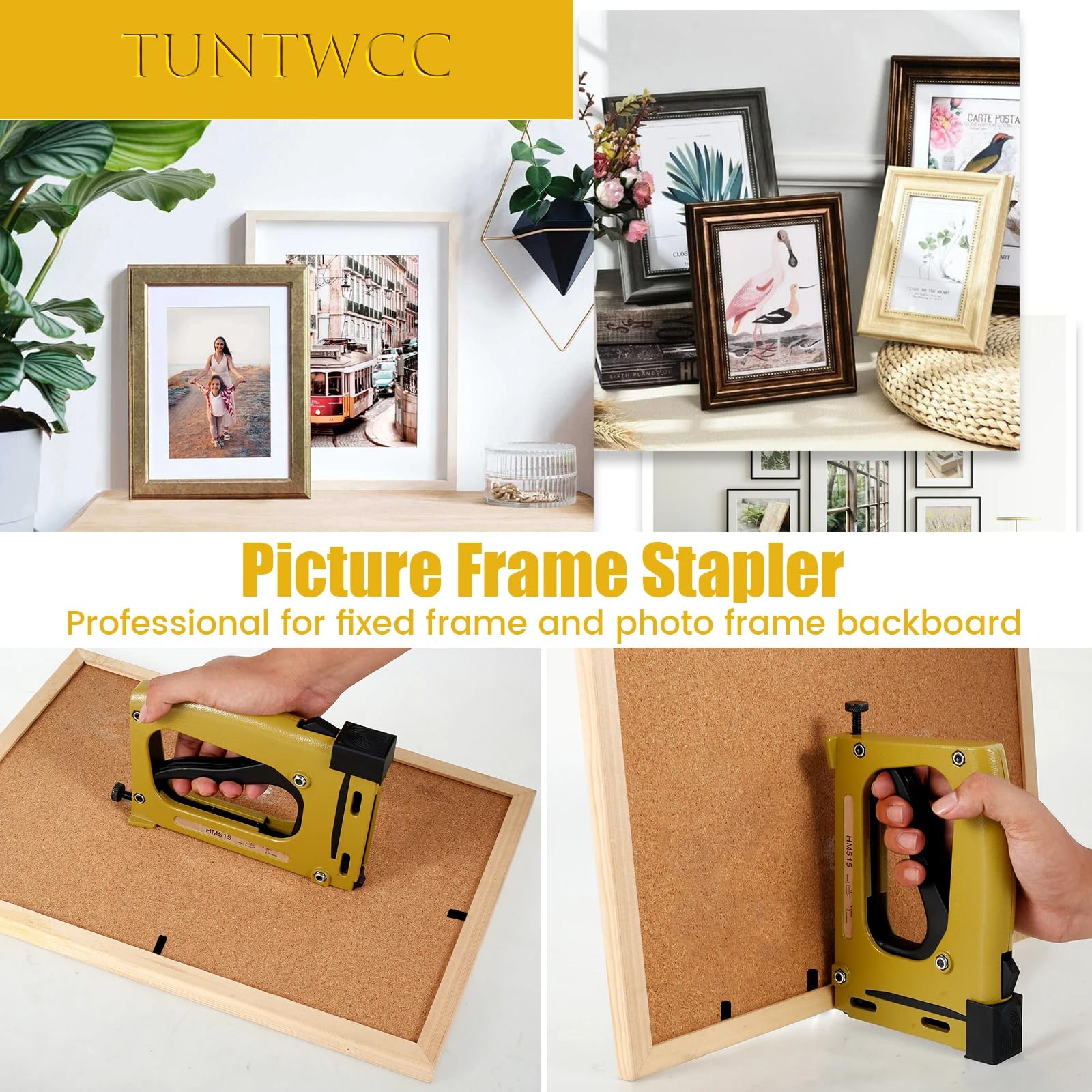 Tuntwcc aluminum alloy frame stapler body demonstrates lightweight durability