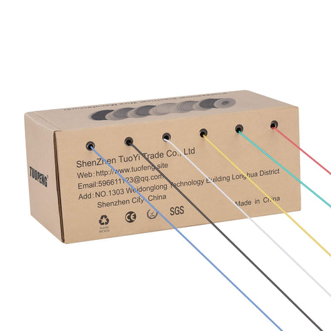 TUOFENG 30AWG green silicone wire; durable, ideal for hobby projects.