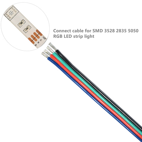 TUOFENG RGB extension cable 4-pin ideal for seamless LED strip connections