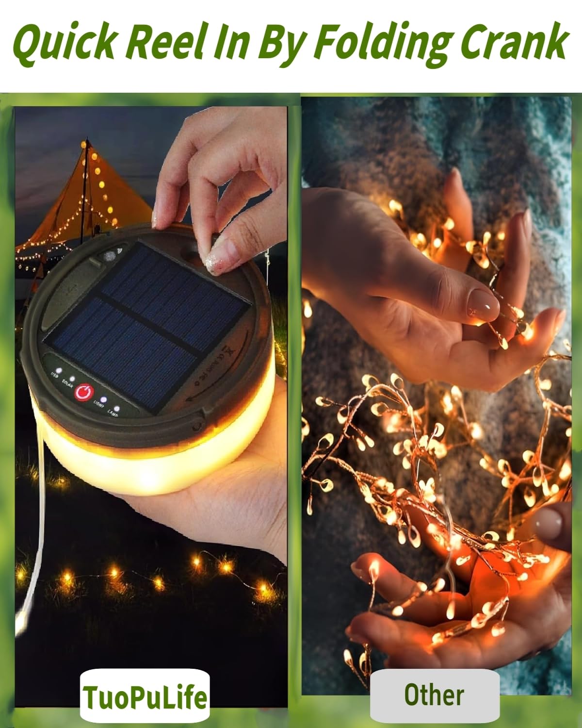 TuoPuLife remote control and timer for easy setup outdoors.
