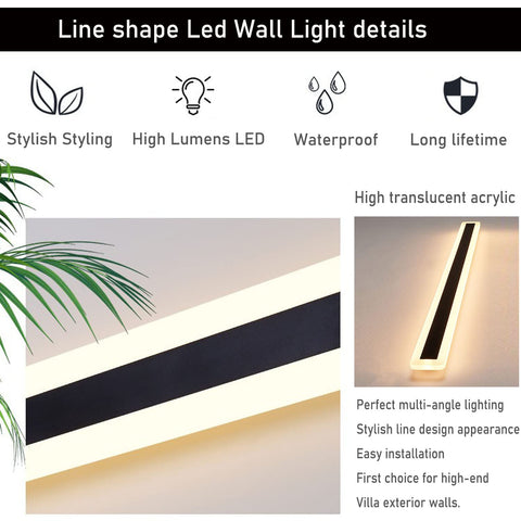 TUORD anti-rust frosted acrylic wall light resists corrosion on exteriors.