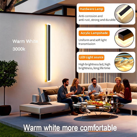 TUORD modern wall lamp housing adds a contemporary accent to walls.