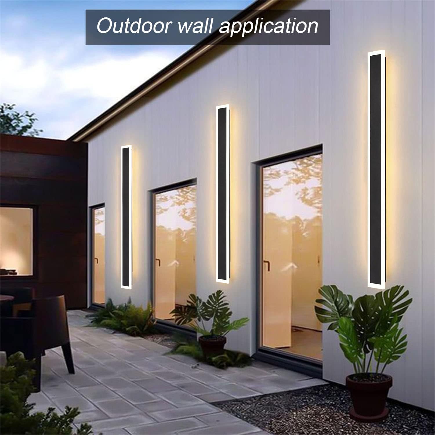 TUORD outdoor wall light IP65 waterproof protection for year-round use.