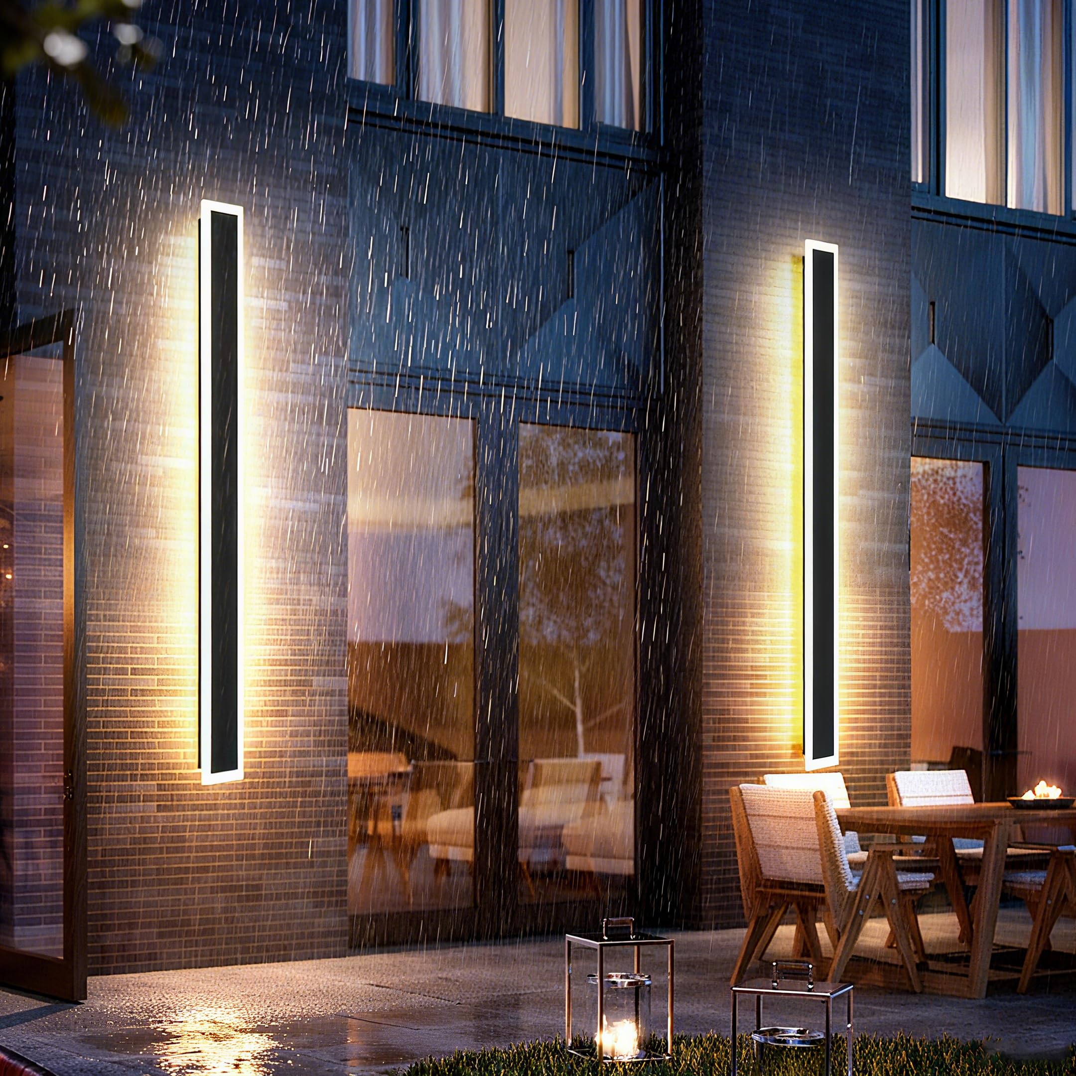 TUORD warm white 3000K wall light creates a cozy entry ambiance.