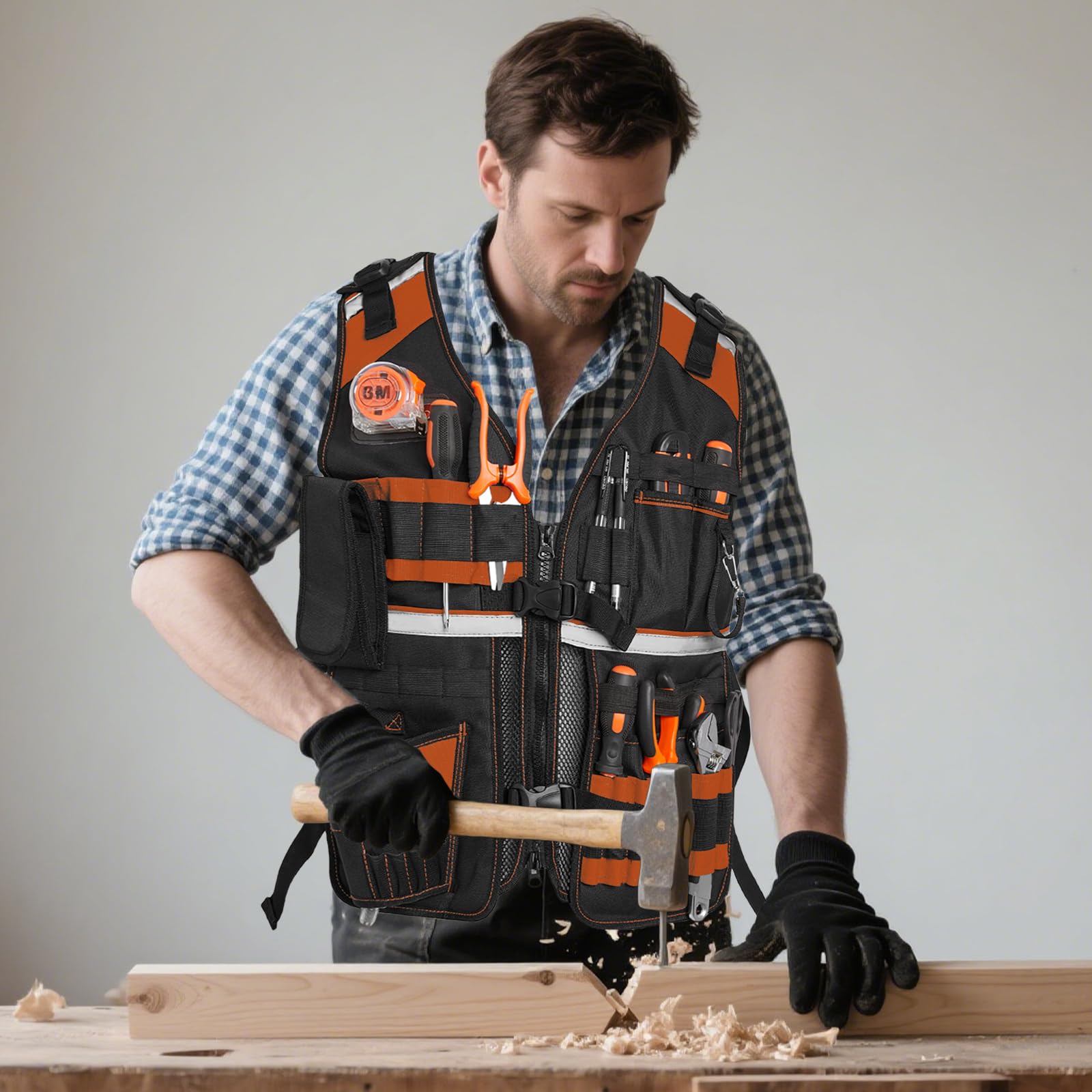 TURAND vest breathable oxford fabric enhances comfort in hot work environments