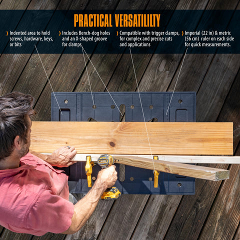 Turboforce quick reference marks help precise measurements during work