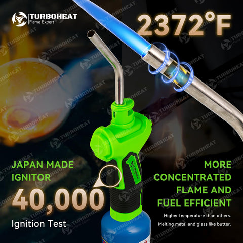 Turboheat compatible with propane and MAPP fuels for versatile tasks.