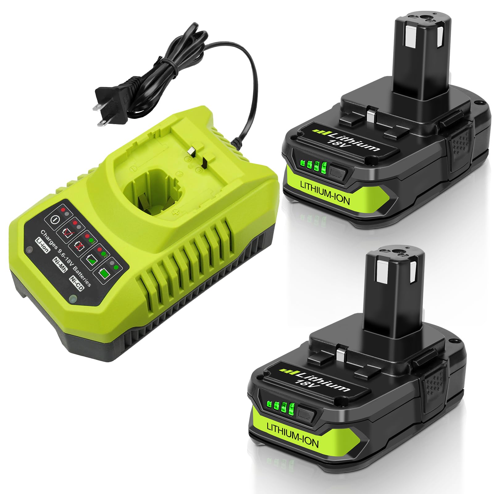 Turlvepd Ryobi 18V 3.0Ah battery ready for extended cordless tool runtime