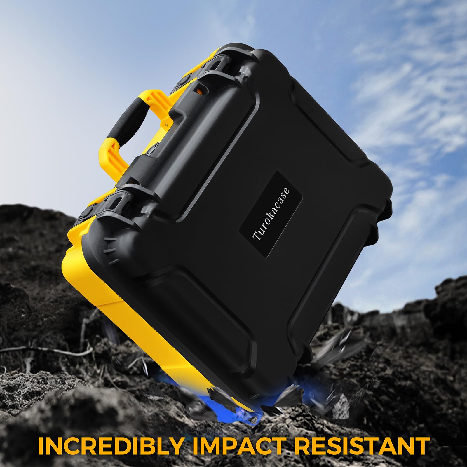 Turokacase waterproof and dustproof case protecting tools from elements.