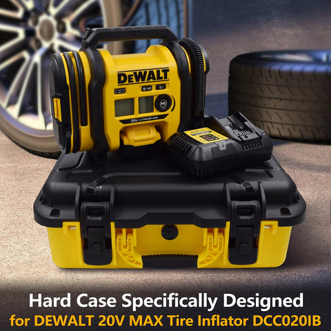 Waterproof and dustproof shell keeps DEWALT components safe in harsh environments.