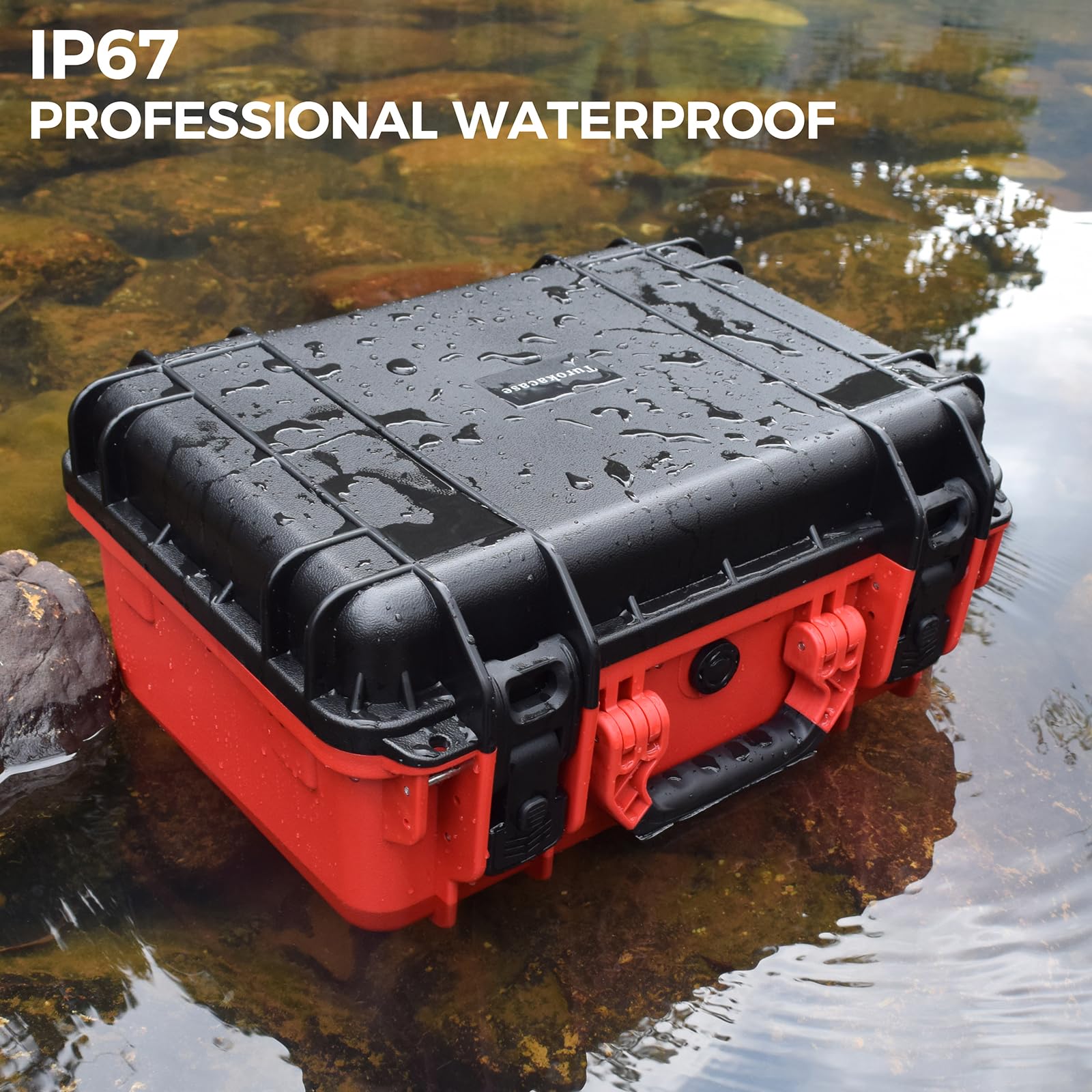 Turokacase Milwaukee 2771-20 case uses durable polypropylene shell to resist impacts.