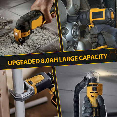 TURPOW included charger demonstrates all-in-one solution for DeWalt 20V