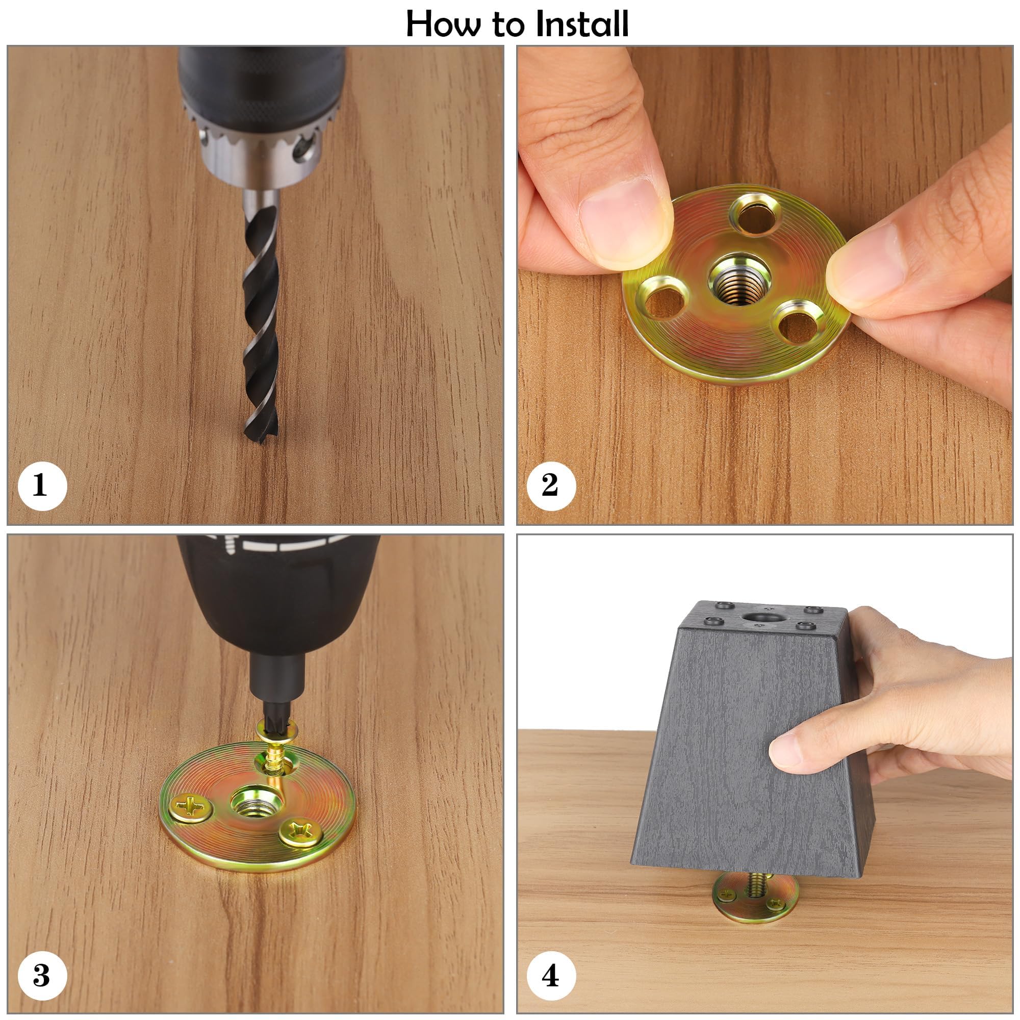 TURSTIN 16-pack with legs and hardware for multiple pieces