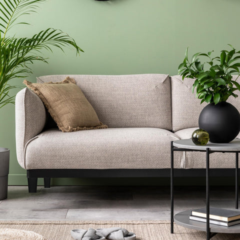 TURSTIN solid rubber wood legs with black finish for a modern look