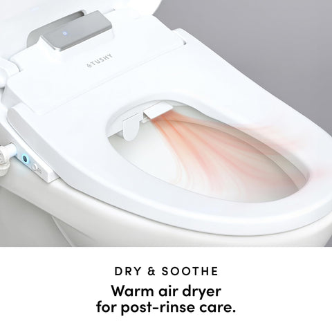TUSHY Aura adjustable dryer settings to customize drying after cleansing