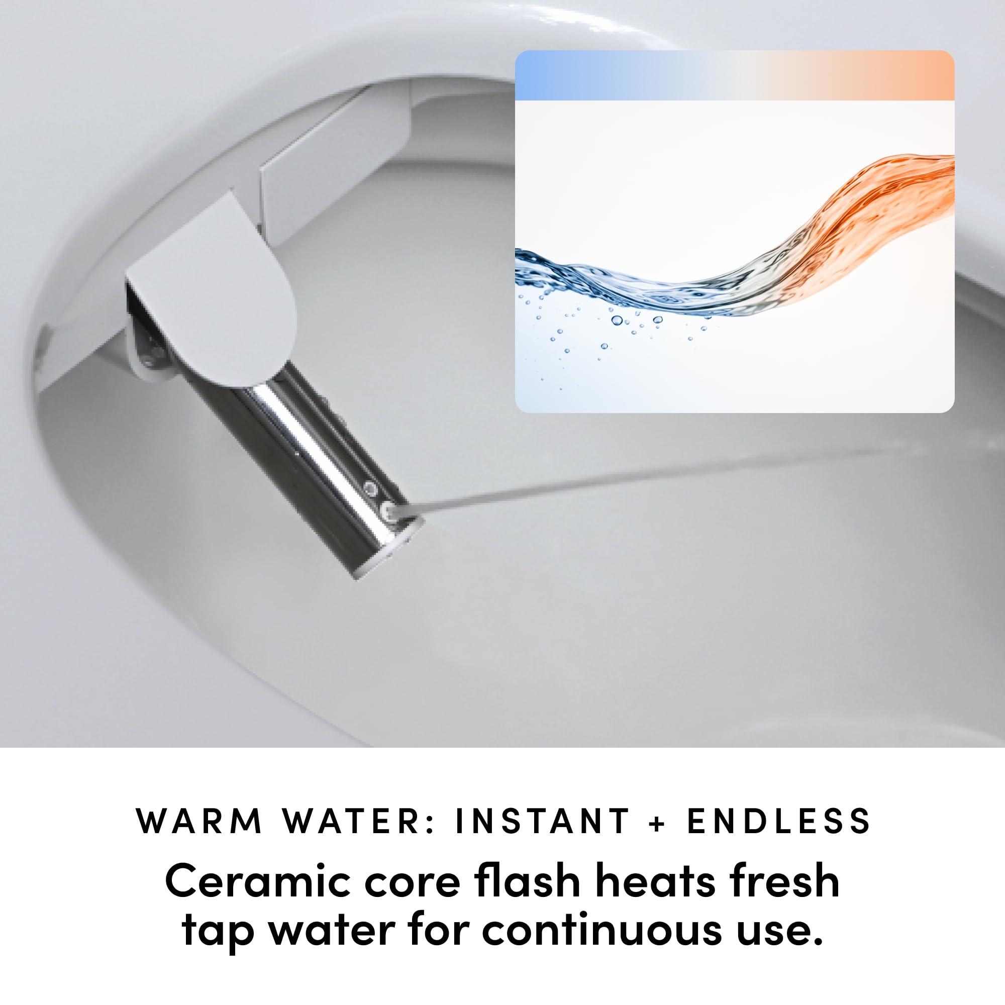 TUSHY Aura heated seat provides year round comfort during bathroom routines