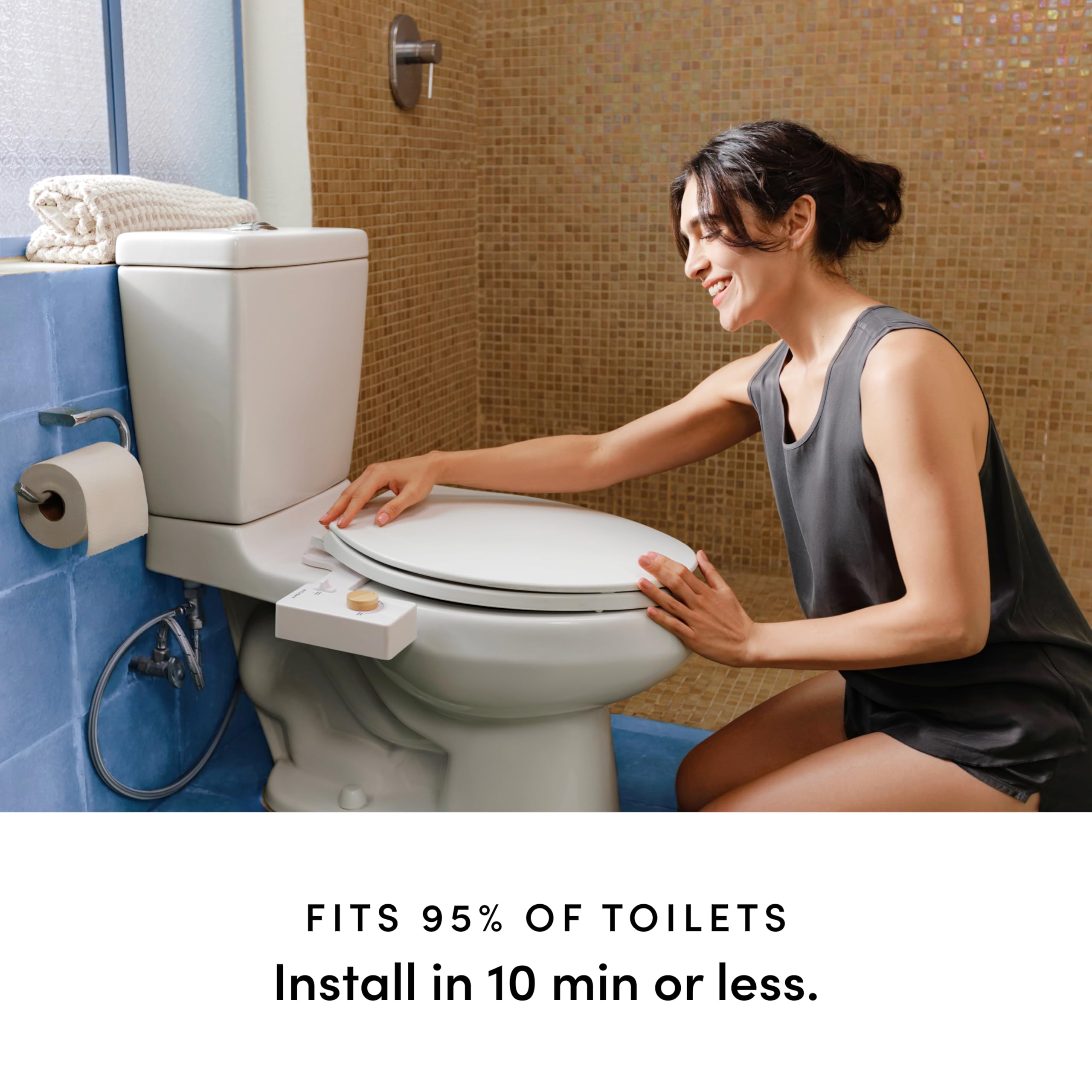 TUSHY Classic 3.0 Water pressure control tailors spray intensity