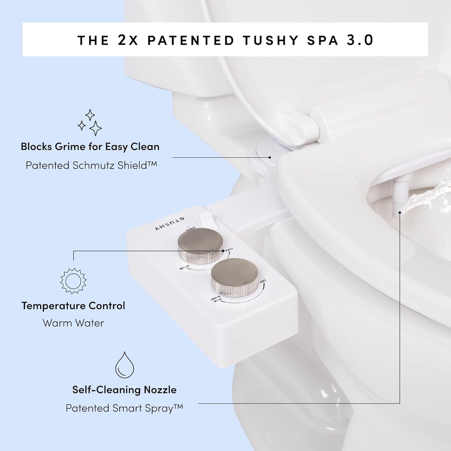 TUSHY Spa universal fit works with most toilets
