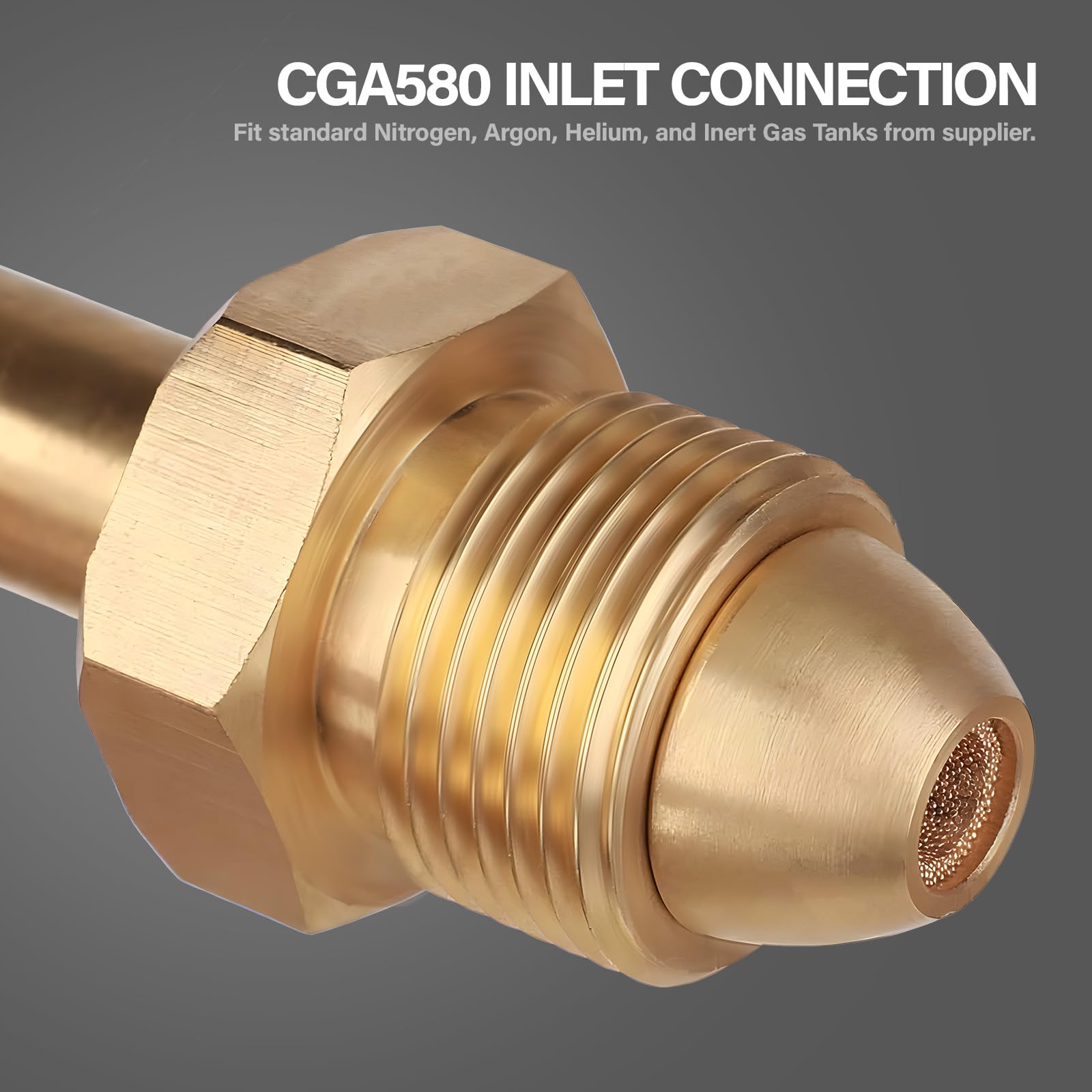 Brass-bodied Tutor Auto regulator designed for durability and long-lasting performance.