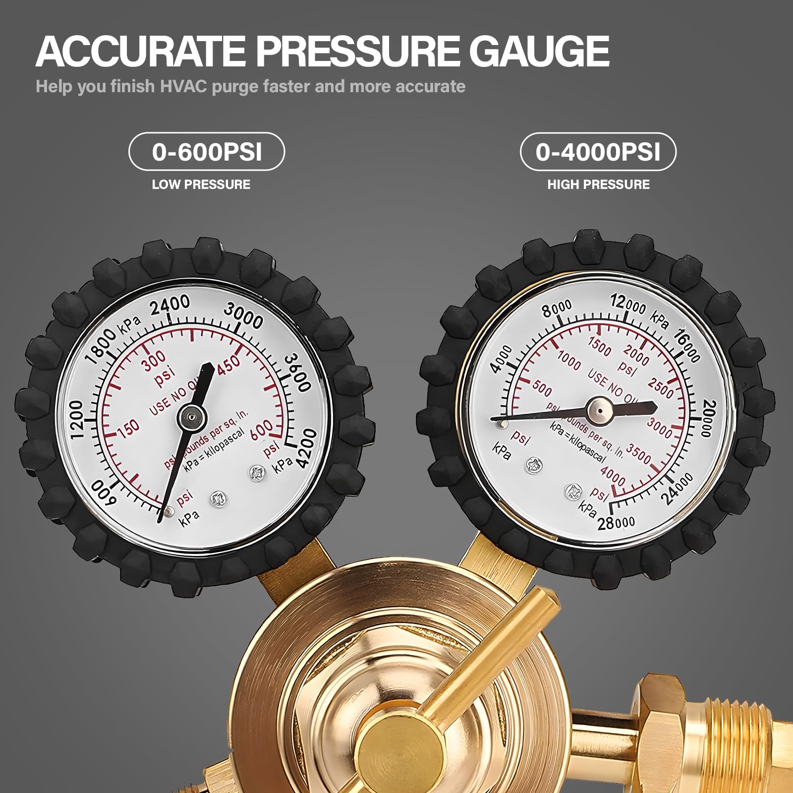 Tutor Auto brass construction ensures durable performance and long service life.