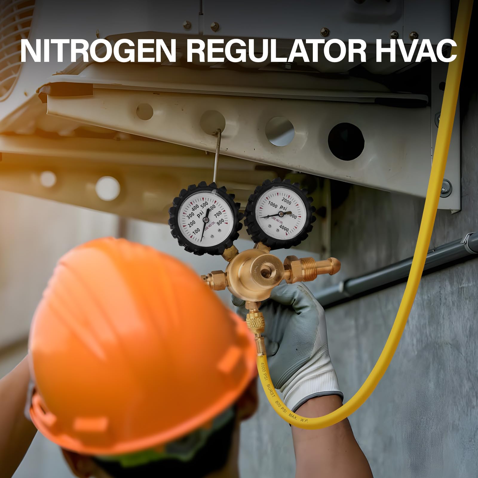 Clear labels on Tutor Auto regulator assist quick setup and safe operation.