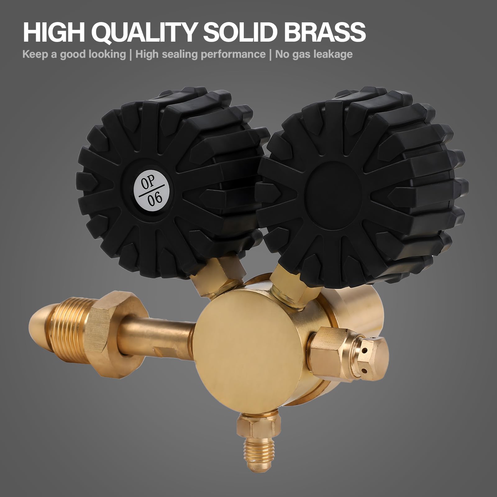 60-inch hose included with Tutor Auto regulator for flexible reach during testing.