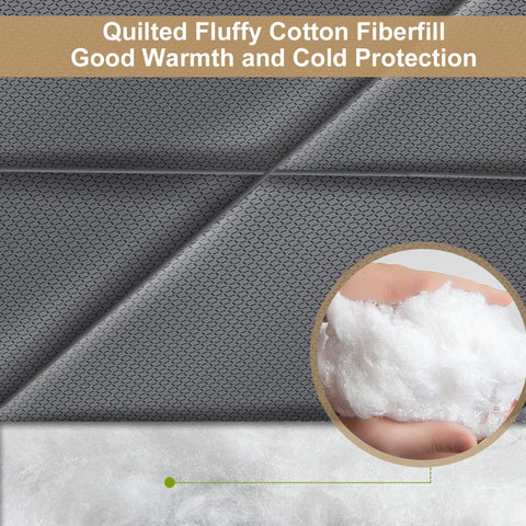 TUZIER four-season use blocks drafts while keeping rooms comfortable.