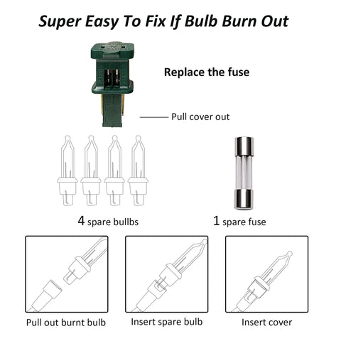 TW SHINE bulbs provide a 2,500-hour lifespan for lasting brightness.