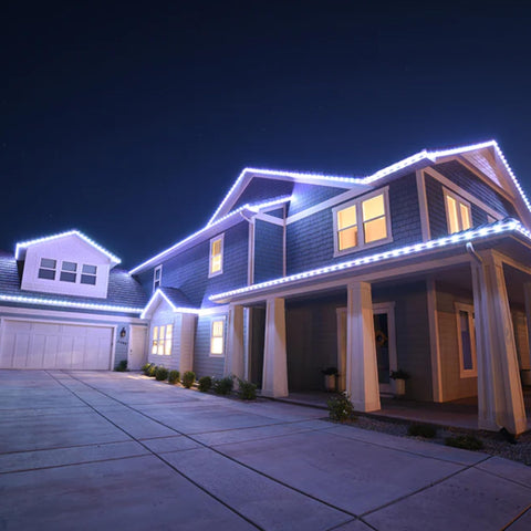 TW SHINE C9 Christmas lights timer mode for automatic evening use.