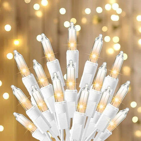 TW SHINE warm white Christmas lights, outer view, ideal for cozy outdoor ambiance
