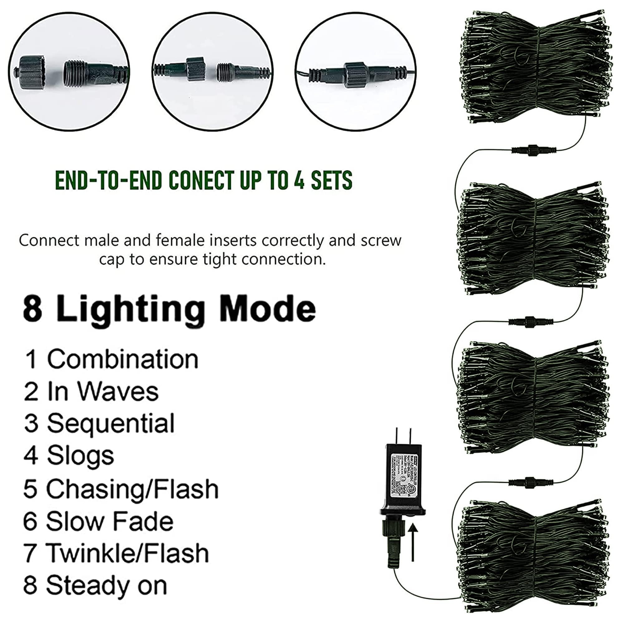 TW SHINE multi-colored LED string lights creating festive ambience.