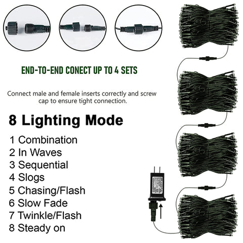TW SHINE multi-colored LED string lights creating festive ambience.