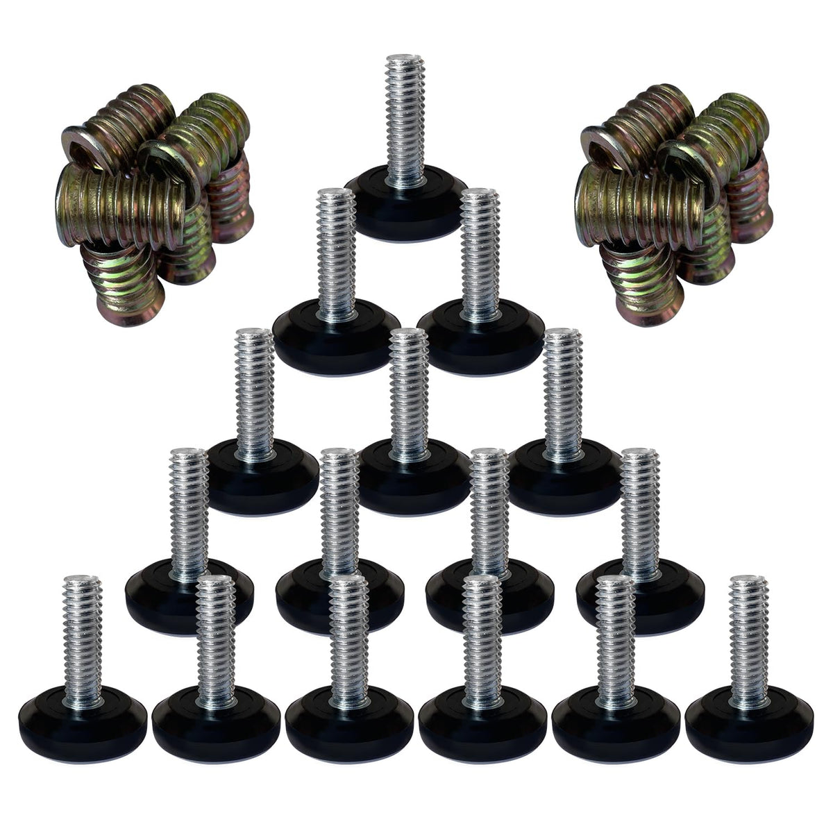TWIG 5-16 threaded leveling foot with nylon base for stability and floor protection