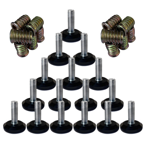 TWIG 5-16 threaded leveling foot with nylon base for stability and floor protection