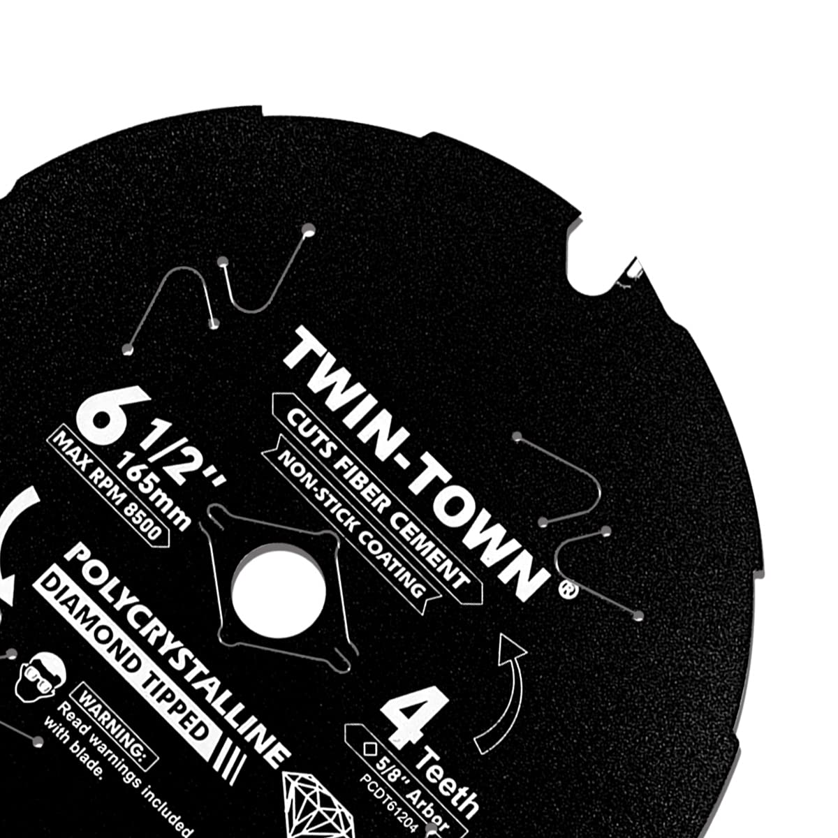 TWIN-TOWN PCDT61204 cutting fibre cement board with clean edge