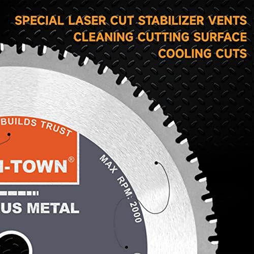 Twin-Town stabilizer vents reduce noise and vibration during use