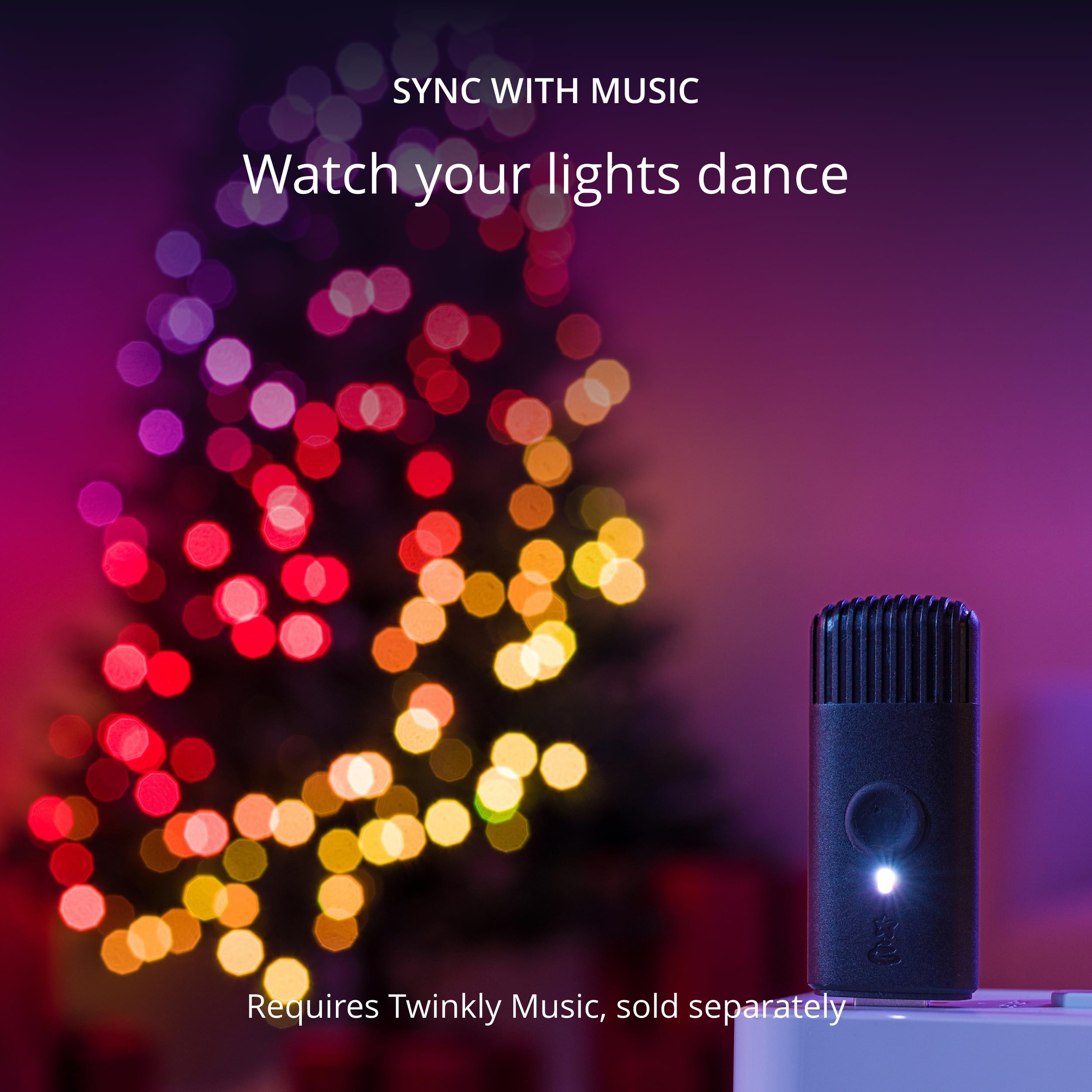 Twinkly Strings customizable effects showcase millions of color options.