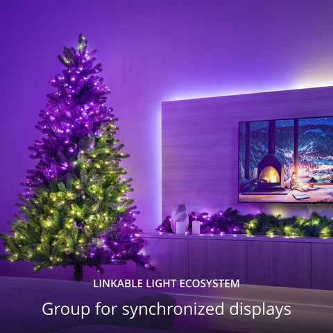Twinkly Strings compatibility with HomeKit, Alexa, and Google for smart homes.