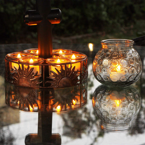 TWINKVILLA auto sensor tea lights switch on at dusk